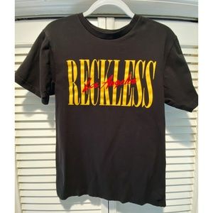Y&R YOUNG & RECKLESS Los Angeles "LA Vintage" Black/Gold Graphic Tee - Small